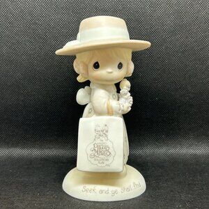 PRECIOUS Moments "Seek and ye shall find" 1985 Membership figurine